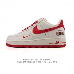 New Af1 Nike Air Force 1 '07 Low Air Force One cushioned, thick-soled, height-e
