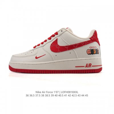 New Af1 Nike Air Force 1 '07 Low Air Force One cushioned, thick-soled, height-e