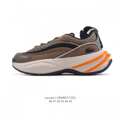 Lacoste fashionable outdoor casual series sneakers, thick-soled, height-enhancin