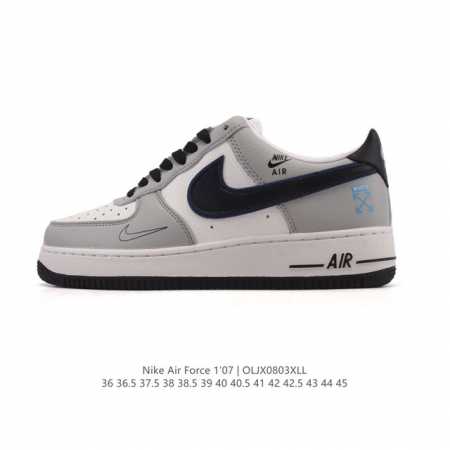 A corporate-grade Nike Air Force 1 '07 Low, a versatile, low-top, thick-soled, - Click Image to Close