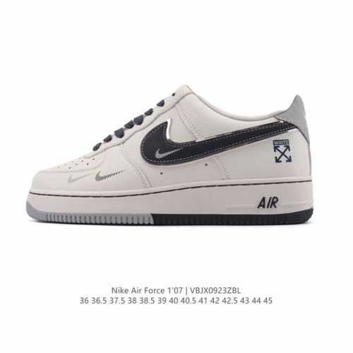 Nike Air Force 1 '07 Low, a versatile, low-top, cushioned white sneaker with a