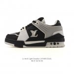 Louis Vuitton Arch Light Sneakers, LV genuine leather shock-absorbing retro dad