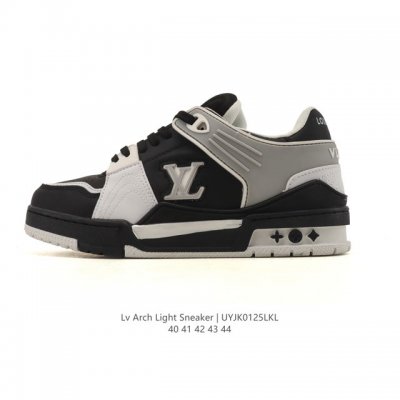 Louis Vuitton Arch Light Sneakers, LV genuine leather shock-absorbing retro dad