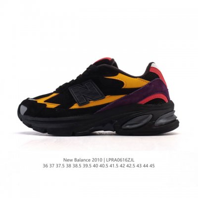 Corporate New Balance 2010 British-made distressed solid color velvet sneakers t