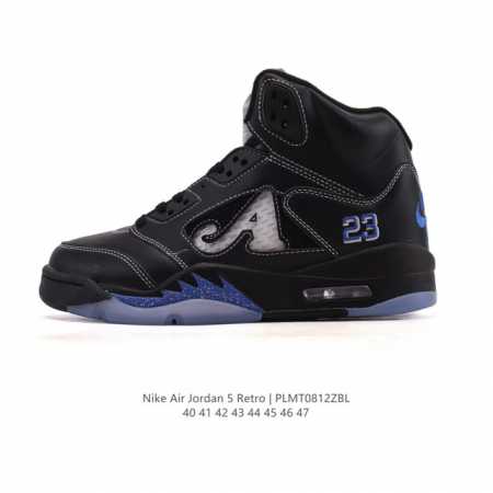 Company-level Nike Air Jordan 5 Retro High-Top Men's Sneakers. These high-top Jo - Click Image to Close