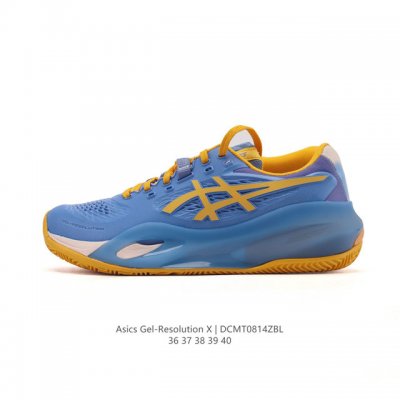 The Asics Gel-Resolution X tennis shoe is designed to help you create a stable l