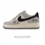 Company-grade Nike Air Force 1 '07 Low platform sneakers, featuring a thick sole
