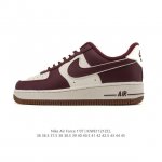 Nike Air Force 1 '07 Low, a versatile, platform, low-top white sneaker with cus