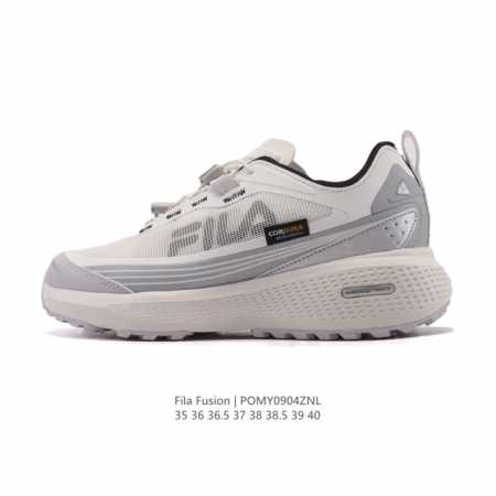 Company-grade Fila women's dad shoes, the Fila Fusion thick-soled, height-enhanc - Click Image to Close