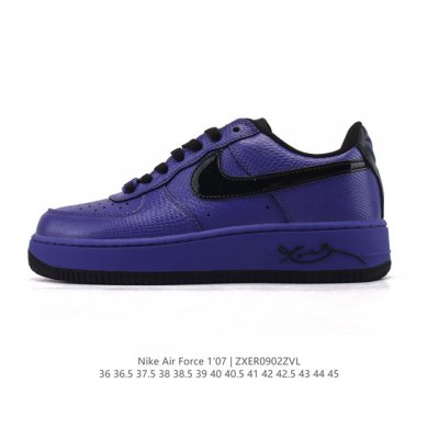 Nike Air Force 1 '07 Low, a cushioned white sneaker. This versatile, low-top, t