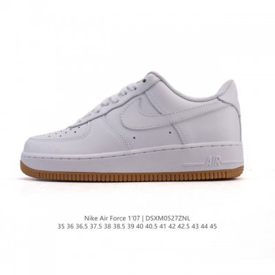 Corporate Af1 Nike Air Force 1 07 Low Air Force One White Shoes Thick Sole Heigh