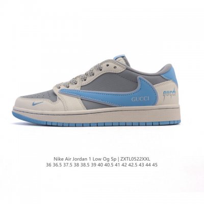 Company-Level Genuine Nike Air Jordan 1 Low Og Sp Military Blue Aj1 Joe 1 Revers