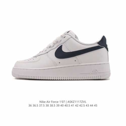 Nike Air Force 1 '07 Low. A versatile, platform, low-top, casual athletic shoe