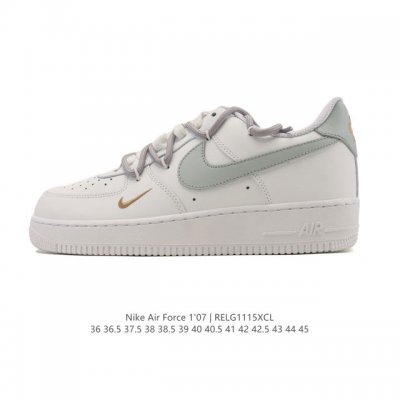 Company Grade Nike Air Force 1 '07 Low Deconstructed Lace-up Double-lace Thick-