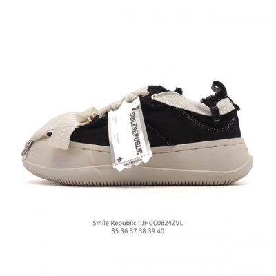 Corporate-grade Smilerepublic thick-soled Smile Canvas Shoes, a popular Xiaohon