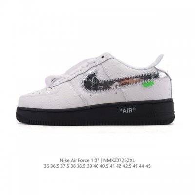 Louis Vuitton x Nike Air Force 1 Low, a versatile, casual sneaker. Its soft, spr