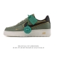 Company grade Nike Air Force 1 '07 Low, thick-soled, height-increasing, versatil