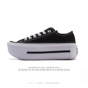 Converse low-top thick-soled height-enhancing sports shoes for men and women Con