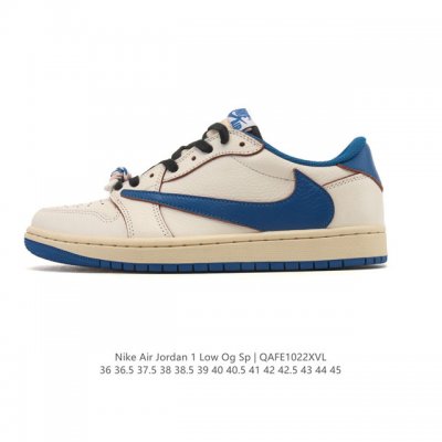 Genuine Nike Air Jordan 1 Low Og Sp Military Blue AJ1 (Reverse Swoosh) 2025 New