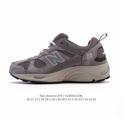 New Product Company-Level New Balance Nb 878 Retro Gray Series Fabric And Artifi