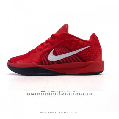 Nike Sabrina 2 Ep Anti-slip Wear-resistant Unisex Low-top Shock Absorption Baske