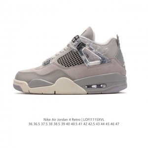 Nike Air Jordan 4 Retro Og aj4 4 Air Sole Aq9129-001 36-47 Lofi1115Xvl