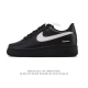 Company-grade Nike Air Force 1 '07 Low platform sneakers, featuring a thick sole