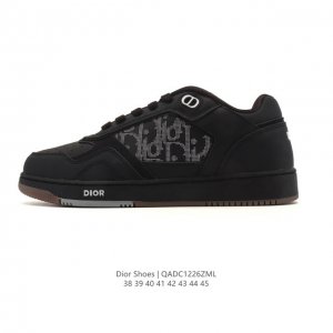 Company-grade Dior men's white sneakers, thick-soled, height-increasing, versat