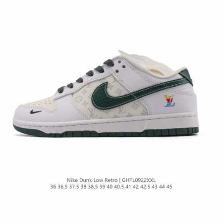 Corporate Nike Dunk Low Retro Sneakers. A classic '80s basketball shoe, origina - Click Image to Close