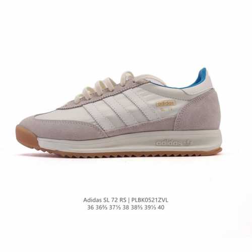 Adidas Sl 72 Shoes Classic Retro Thin-Soled Sneakers T-Toe Shoes Trefoil Retro C