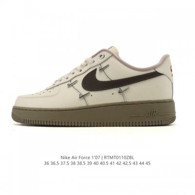 Factory Grade Nike Air Force 1 '07 Low, Thick-Soled, Height-Increasing, Versati
