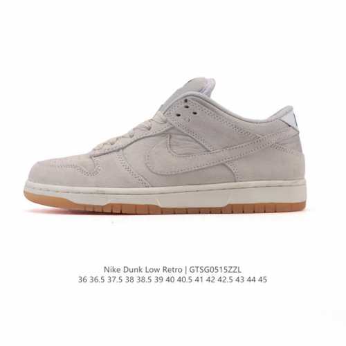 Genuine Nike Dunk Low Men's And Women's Retro Skateboard Shoes Sb Series Classic