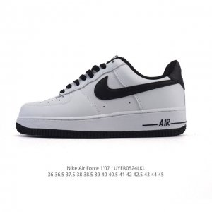 Nike Air Force 1 '07 Low Air Force One White Shoes With Air Cushion. New Style F
