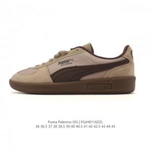 Puma Palermo Og Anti-slip, Durable, Low-top Army Trainer Sneakers for Men and Wo
