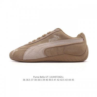The Puma Speedcat Og is a low-top, German-inspired, retro, versatile racing shoe