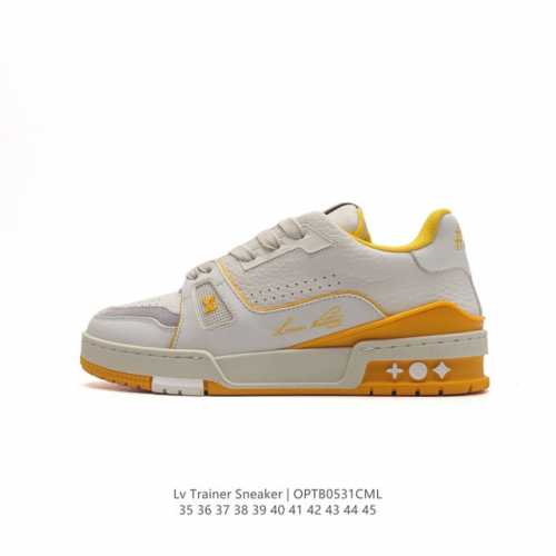 Louis Vuitton Lv 3D logo lv louis Vuitton Trainer Sneaker Low 35-45 Optb0531Cml