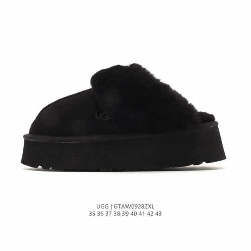 Corporate-grade Ugg snow boots, men's and women's cotton slippers with large fu