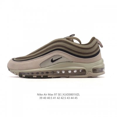 Nike's classic Air Max 97 Bullet Air Low-Top sneaker. The Air Max '97 sports ru