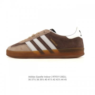 Adidas Originals Gazelle Indoor Retro Trefoil Transparent Rubber Sneakers - Clas