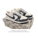 The Nike Dunk Low Retro sneaker, a classic basketball shoe from the 80s, was in