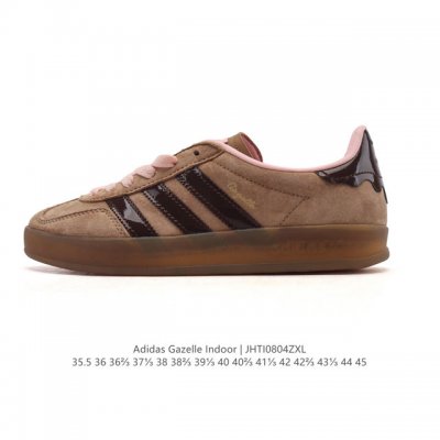 Adidas Originals Gazelle Indoor Retro Trefoil Non-slip Transparent Rubber Sneak