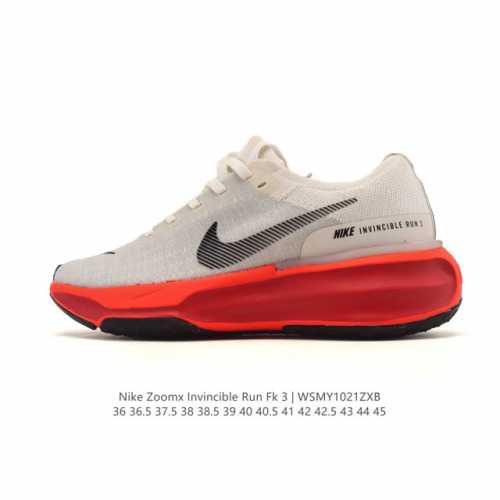 Authentic Nike Zoomx Invincible Run Fk 3 Functional Style Sports Shoes, Thick-So