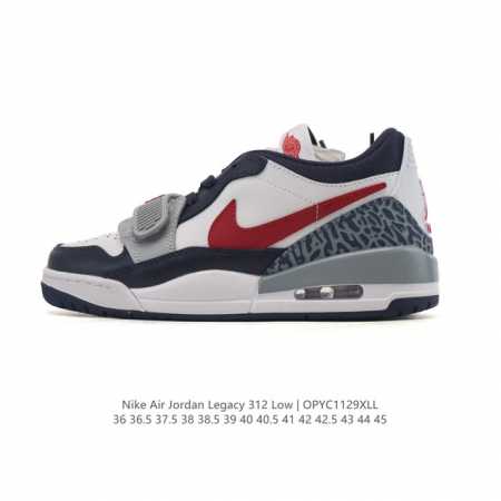 Company-grade Nike Air Jordan Legacy 312 Low-top Sneakers. The Air Jordan 312 is - Click Image to Close