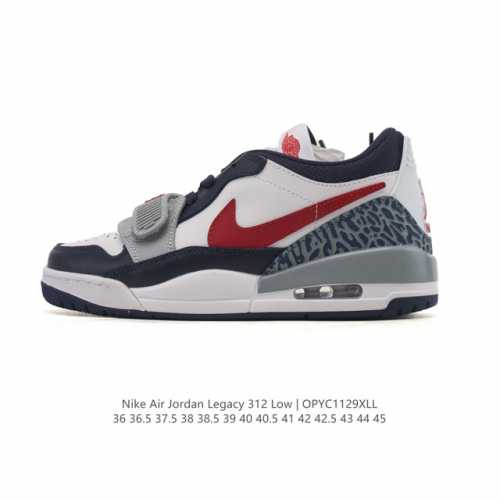 Company-grade Nike Air Jordan Legacy 312 Low-top Sneakers. The Air Jordan 312 is