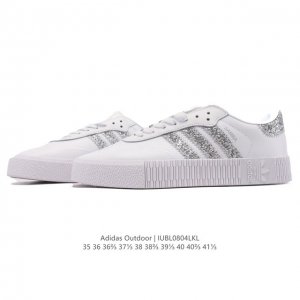 Adidas Trefoil Outdoor classic three-bar retro casual sports sneakers, Samba sh