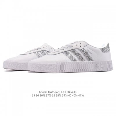 Adidas Trefoil Outdoor classic three-bar retro casual sports sneakers, Samba sh