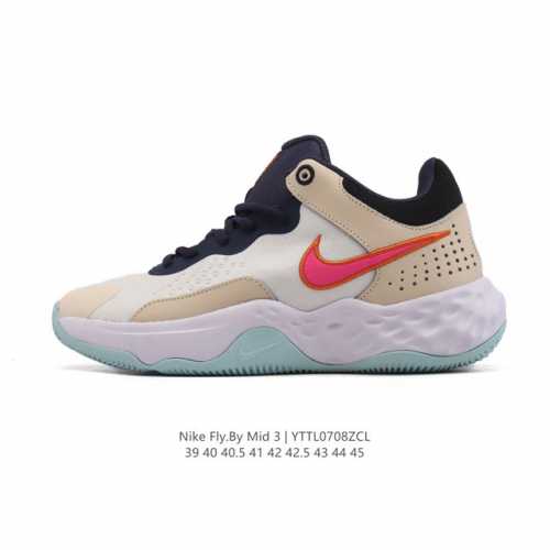 New Nike Fly By Mid 3 Simple and versatile shock-absorbing, non-slip, wear-resi