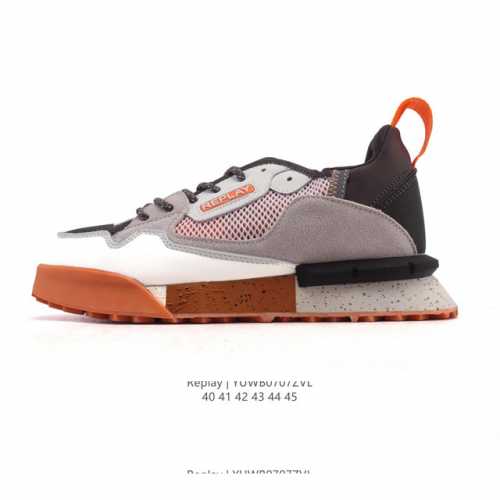 New Replay Fashion Men's Low-top Casual Shoes Shock-absorbing Jogging Shoes 202