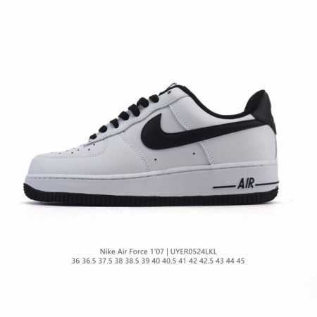 Nike Air Force 1 '07 Low Air Force One White Shoes With Air Cushion. New Style F - Click Image to Close