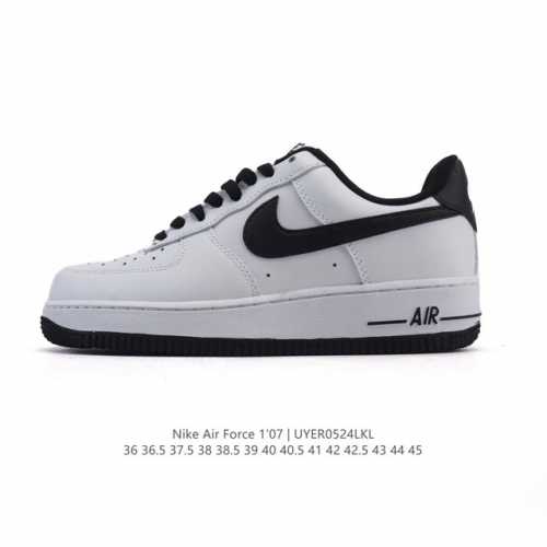 Nike Air Force 1 '07 Low Air Force One White Shoes With Air Cushion. New Style F